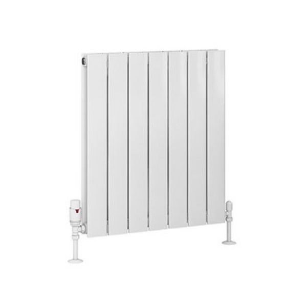 Eastbrook Addington Type 20 600 x 514 Gloss White Aluminium Designer Radiator