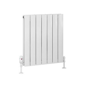 Eastbrook Addington Type 20 600 x 514 Gloss White Aluminium Designer Radiator