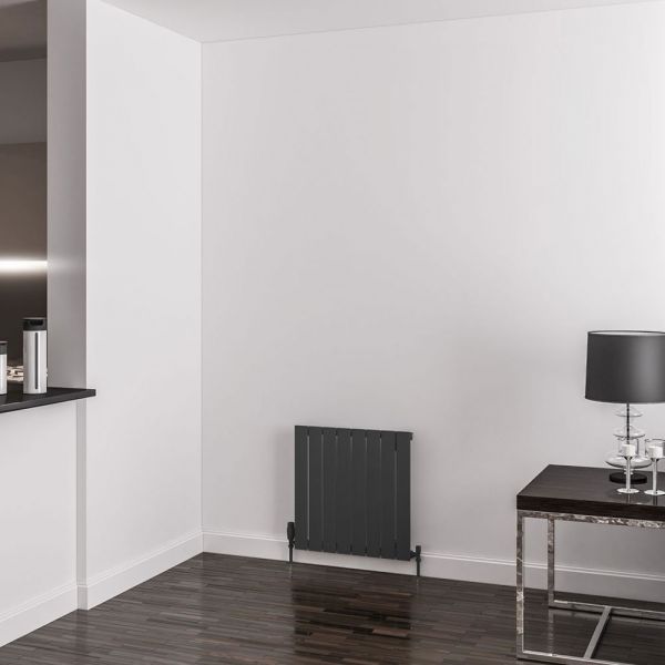 Eastbrook Addington Type 10 600 x 588 Matt Anthracite Aluminium Designer Radiator #2