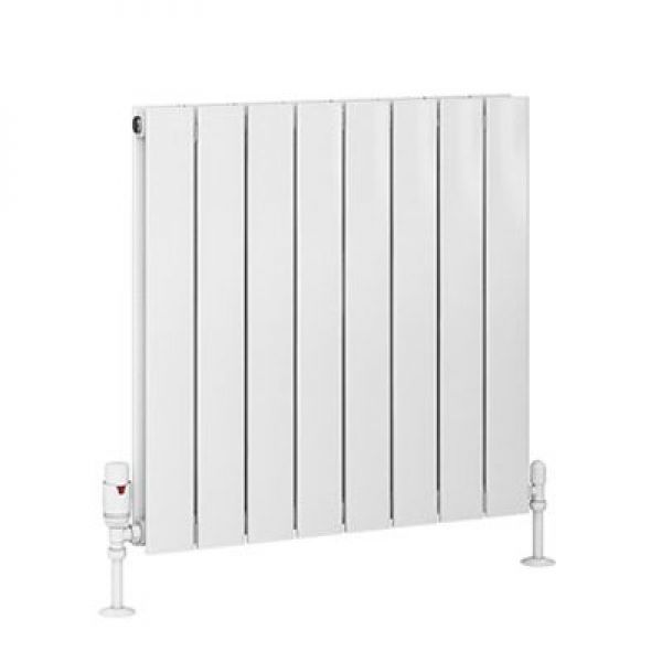 Eastbrook Addington Type 20 600 x 588 Gloss White Aluminium Designer Radiator