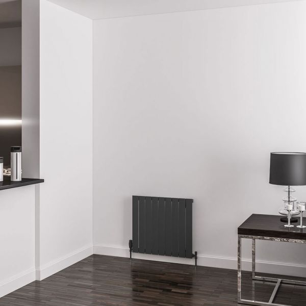 Eastbrook Addington Type 10 600 x 662 Matt Anthracite Aluminium Designer Radiator #2