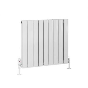 Eastbrook Addington Type 20 600 x 662 Gloss White Aluminium Designer Radiator