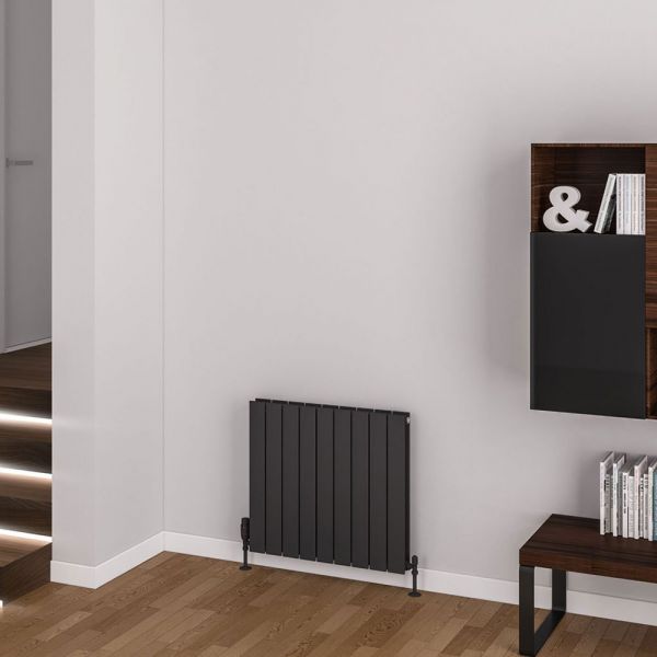 Eastbrook Addington Type 20 600 x 662 Matt Anthracite Aluminium Designer Radiator #2