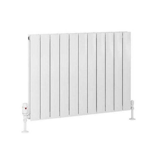 Eastbrook Addington Type 20 600 x 810 Gloss White Aluminium Designer Radiator