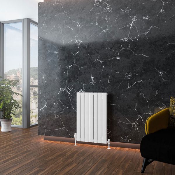 Eastbrook Addington Type 10 800 x 514 Gloss White Aluminium Designer Radiator #2