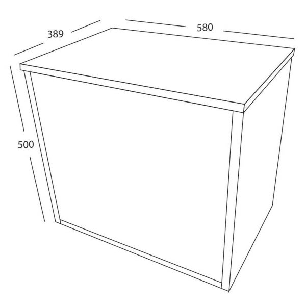 Apex Alfie Sonoma Oak 600 Wall Hung Vanity Unit and Basin #5