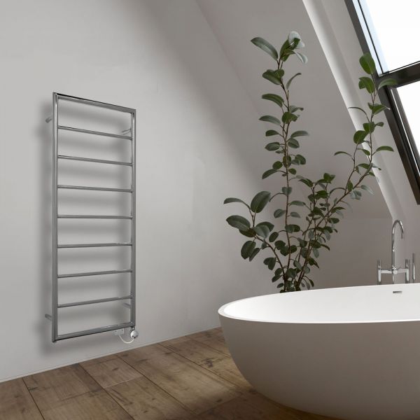 JIS Sussex Alfriston 1260mm x 520mm Designer Stainless Steel Towel Rail #2
