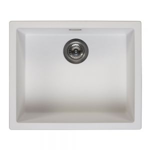 Reginox Amsterdam White 1 Bowl Granite Kitchen Sink 560 x 460mm