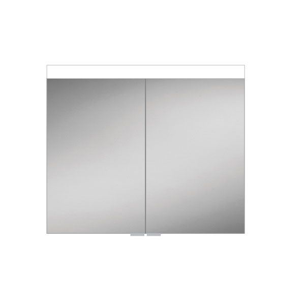 HIB Apex 100 Illuminated Aluminium LED Bathroom Cabinet