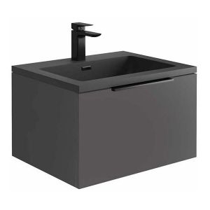 Apex Ambience Matt Grey 600 Wall Hung Vanity Unit