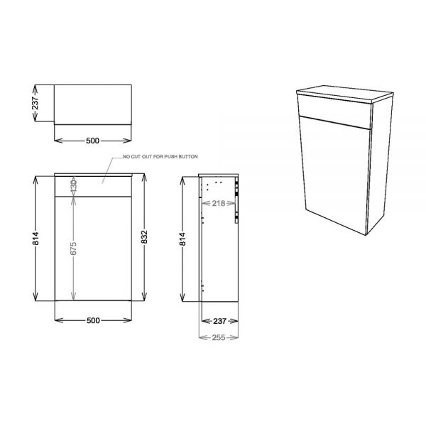 Apex Grey Toilet Unit #3