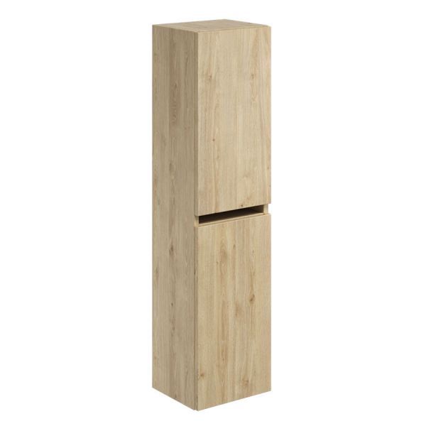 Apex Oak Tall Bathroom Storage Unit