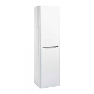 Apex Bella White Tall Bathroom Storage Unit