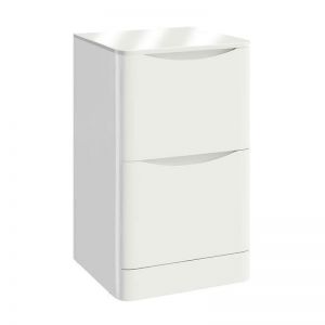 Apex Bella White 600 Floor Standing Vanity Unit and Worktop