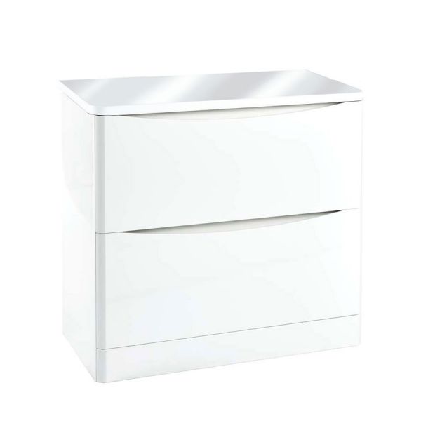 Apex Bella White 900 Floor Standing Vanity Unit and Worktop