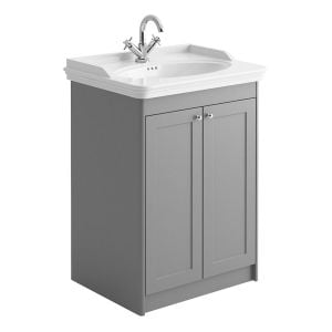 Apex Classica Grey 660 Floor Standing Vanity Unit and Basin