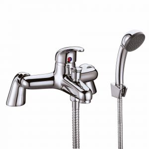 Apex Contract Chrome Bath Shower Mixer Tap