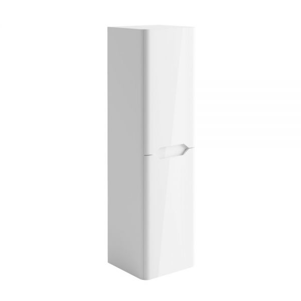 Apex Ella White Tall Bathroom Storage Unit