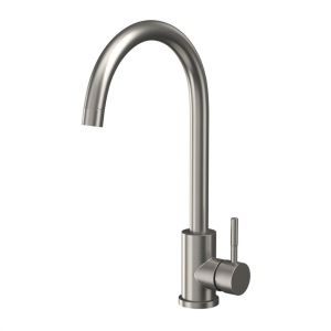 Apex Manhattan Brushed Stainless Steel Mono Kitchen Mixer Tap