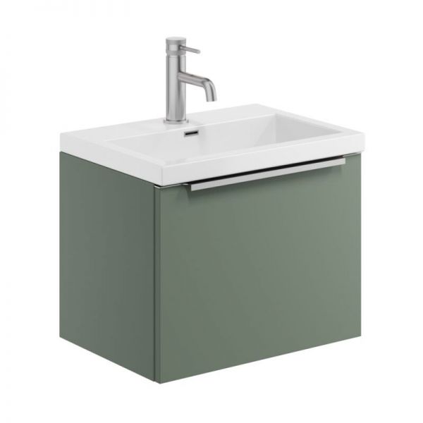 Apex Muro Plus Green 500 Wall Hung Vanity Unit and Basin