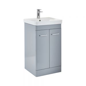 Apex Rossini Pebble 500 Floor Standing Vanity Unit and Basin