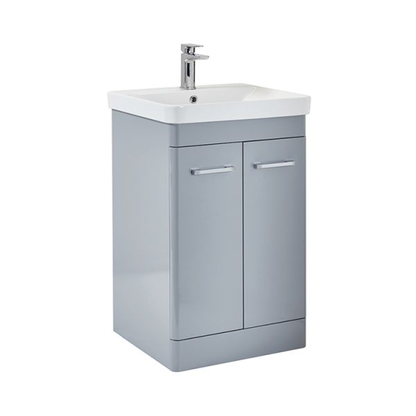 Apex Rossini Pebble 600 Floor Standing Vanity Unit and Basin