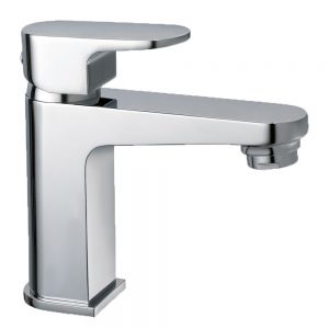 JTP Base Chrome Basin Mixer Tap with Click Clack Waste
