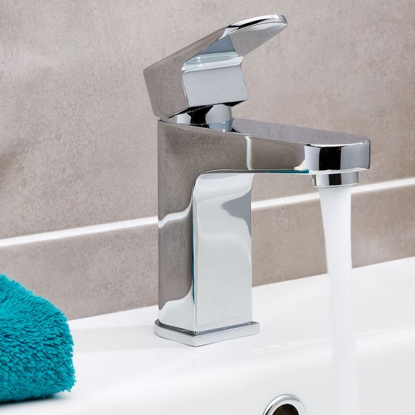 JTP Base Chrome Basin Mixer Tap with Click Clack Waste #3