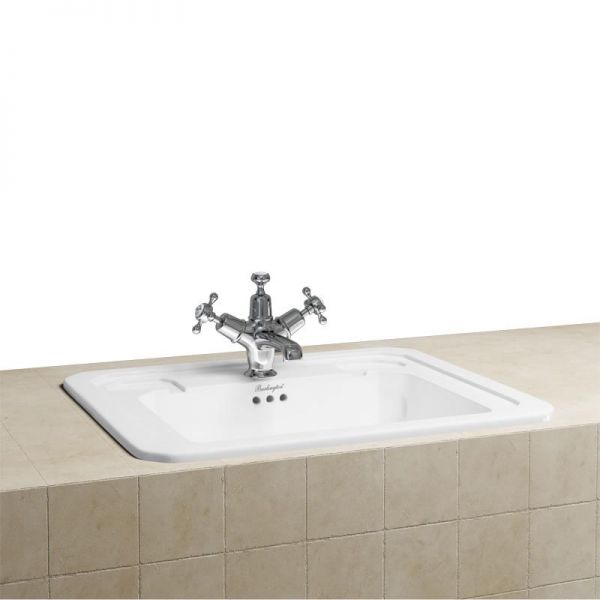 Burlington 540mm Rectangular Fully Inset Basin B13