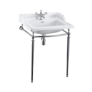 Burlington Classic 650mm Square Basin and Washstand B15