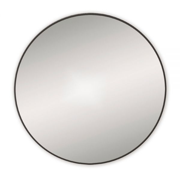 Origins Living Round Black Docklands Mirror 800 x 800mm