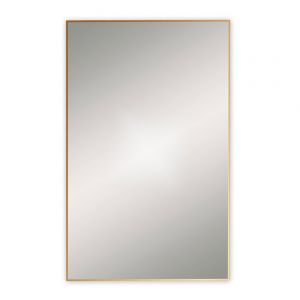 Origins Living Brushed Brass Docklands Mirror 800 x 500mm