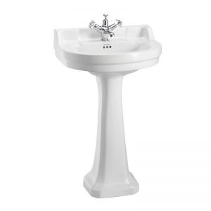 Burlington Edwardian 560mm Round Basin and Pedestal B6