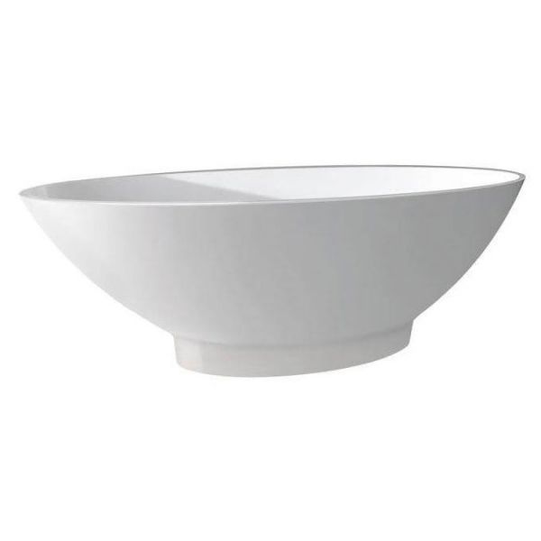 BC Designs Tasse Matt White Double Ended Freestanding Bath 1770 x 880 BAB010MW #2