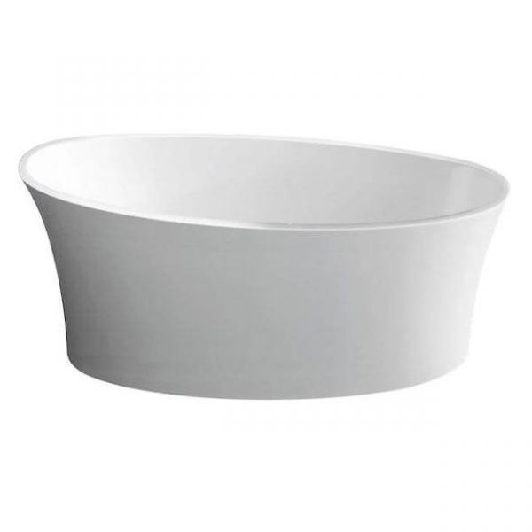 BC Designs Delicata Matt White Single Ended Freestanding Bath 1520 x 715 #2