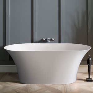 BC Designs Verdicio Matt White Double Ended Freestanding Bath 1680 x 700mm