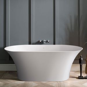 BC Designs Verdicio Polished White Double Ended Freestanding Bath 1680 x 700mm
