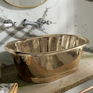 BC Designs Brass Countertop Basin 530 x 345mm BAC061