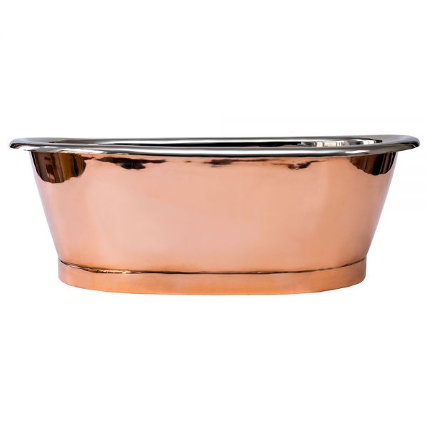 BC Designs Nickel and Copper Countertop Basin 530 x 345mm BAC055