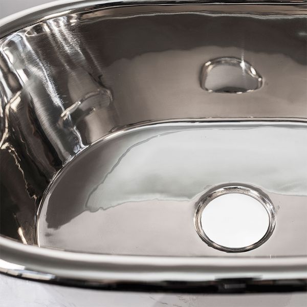 BC Designs Nickel Countertop Basin 530 x 345mm BAC060 #5