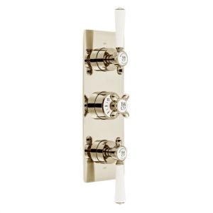 Vado Booth & Co Axbridge Nickel 3 Outlet Concealed Thermostatic Shower Valve