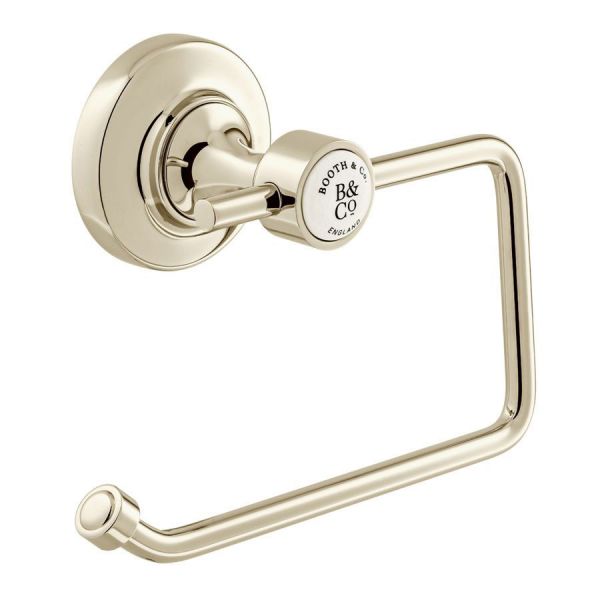 Vado Booth &amp; Co Axbridge Nickel Toilet Roll Holder