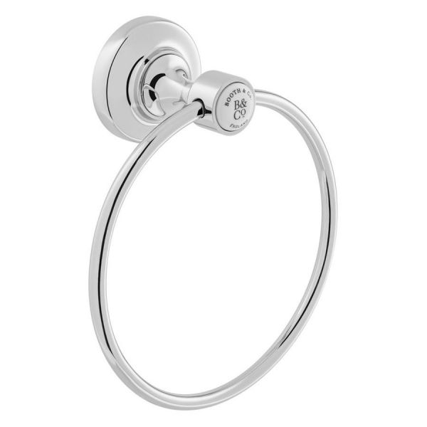 Vado Booth &amp; Co Axbridge Chrome Towel Ring