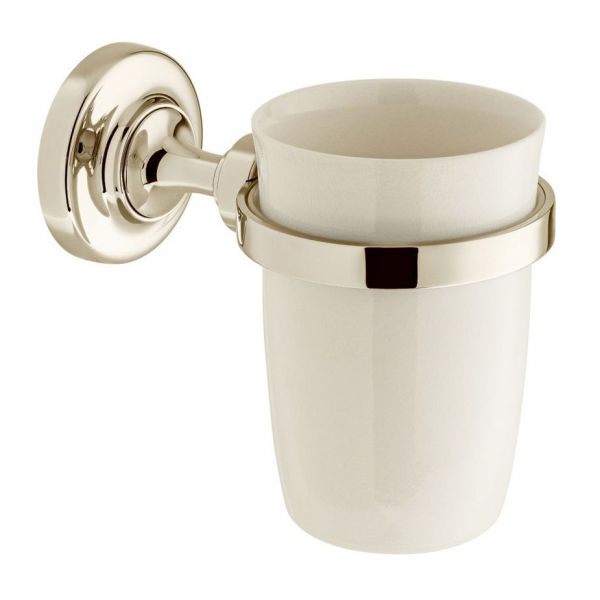 Vado Booth &amp; Co Axbridge Nickel Tumbler and Holder