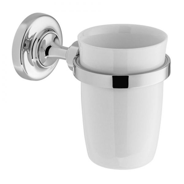 Vado Booth &amp; Co Axbridge Chrome Tumbler and Holder