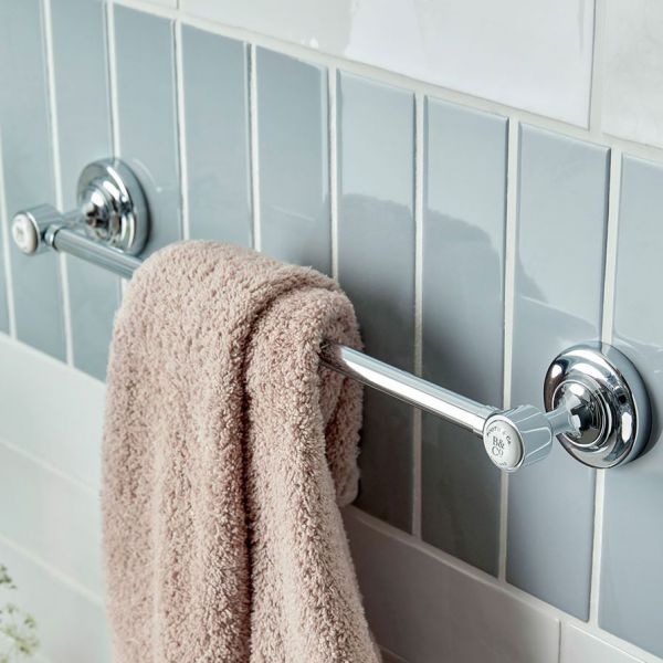 Vado Booth &amp; Co Axbridge Chrome Towel Rail 450mm #2