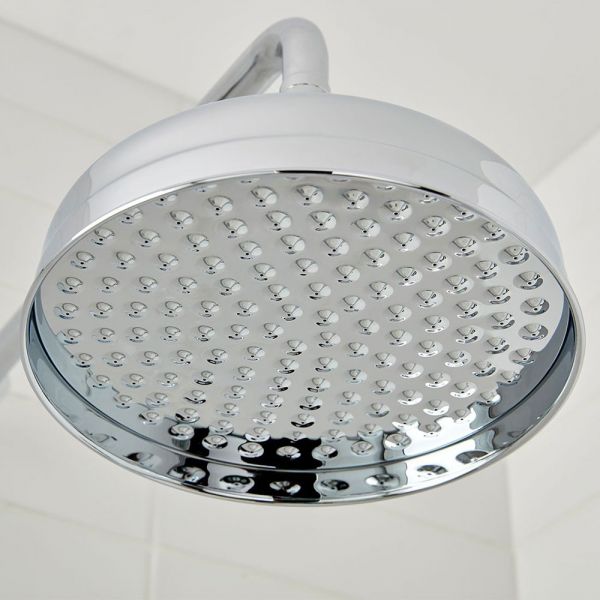 Vado Booth &amp; Co Axbridge Chrome 200mm Round Shower Head with Arm #2