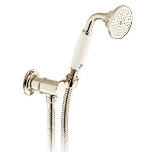 Vado Booth & Co Axbridge Nickel Mini Handset Shower Kit with Outlet
