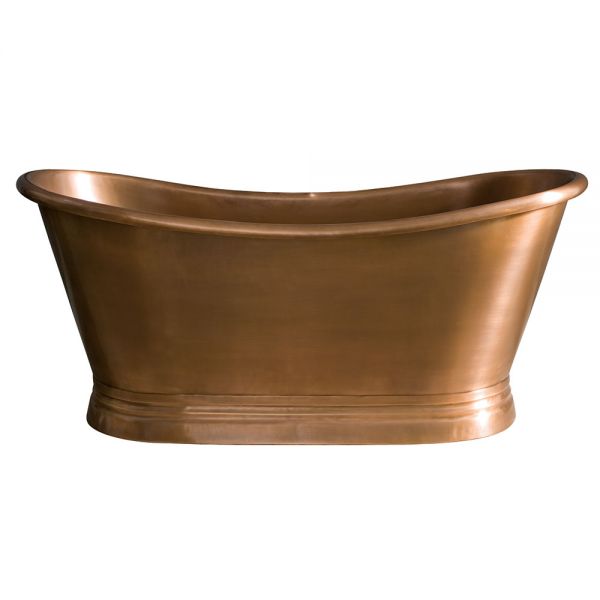 BC Designs Antique Copper Freestanding Boat Bath 1500 x 725mm BAC047