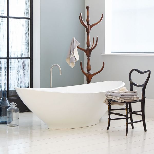 BC Designs Kurv Matt White Double Ended Freestanding Bath 1890 x 900 BAB006 #4